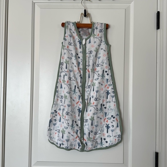 aden + anais Other - Aden and Anais Muslin Dino Sleep Sack M lightweight